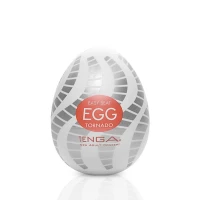 Мастурбатор-яйце Tenga Egg Tornado зі спірально-геометричним рельєфом — Просмотреть изображение 1
