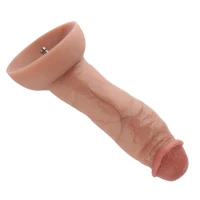Гіперреалістичний фалоімітатор для секс-машин Hismith Hyper Realistic Silicone Dildo, KlicLok — Переглянути зображення 5