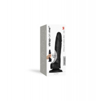 Реалістичний фалоімітатор Strap-On-Me Sliding Realistic Skin Dildo Black M, ефект рухливої шкіри — Просмотреть изображение 8