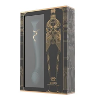 Смартвібратор 3в1 Zalo — Queen Set Jewel Green, пульсівна перлина та вакуум, кристал Swarovski — Переглянути зображення 11