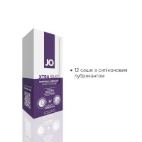Набор лубрикантов Foil Display Box – JO Xtra Silky Silicone – 12 x 10ml — фото 2