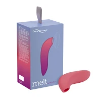 Вакуумний смарт-стимулятор для пар We-Vibe Melt Coral, зручно поєднувати з проникним сексом — Переглянути зображення 12