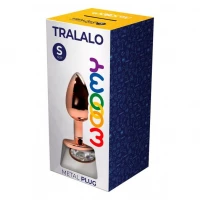 Металева анальна пробка Wooomy Tralalo Size S, діаметр 2,8 см, довжина 7 см — Переглянути зображення 2