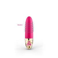 Вибратор Mystim Sleak Freak Pink, 8 режимов, внутренняя и внешняя стимуляция