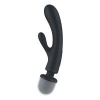 Вібратор-кролик з вібромасажером Satisfyer Triple Lover Grey, 3 мотори — Просмотреть изображение 2
