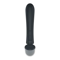 Вібратор-кролик з вібромасажером Satisfyer Triple Lover Grey, 3 мотори — Просмотреть изображение 3