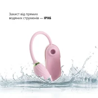 Вакуумний кліторальний стимулятор Otouch Louis Vibrate Pink з віброяйцем, у кейсі — Переглянути зображення 5