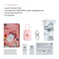 Вакуумний кліторальний стимулятор Otouch Louis Vibrate Pink з віброяйцем, у кейсі — Переглянути зображення 6