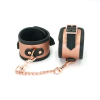 Поножі Liebe Seele Rose Gold Memory Ankle Cuffs, натуральна шкіра, рожеве золото — Переглянути зображення 2