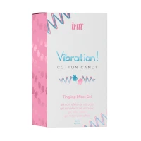 Рідкий вібратор Intt Vibration Cotton Candy (15 мл), густий гель, дуже смачний, діє до 30 хвилин — Переглянути зображення 2