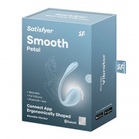 Смарт-виброяйцо Satisfyer Smooth Petal Connect App Light Blue — Просмотреть изображение 9