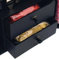 БДСМ-набір LOCKINK All-in-1 BDSM Play Kit, чорний, шкіра з тисненням, предмети для бондажу, шибарі, ваксплею — Переглянути зображення 6