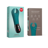 Вибратор для пениса Fun Factory MANTA deep sea blue/black, подходит для парных игр Вибратор для пениса Fun Factory MANTA deep sea blue/black, подходит для парных игр