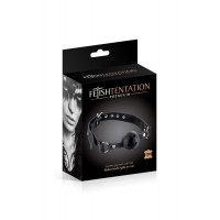 Кляп Fetish Tentation Premium Leather gag with stiff ball