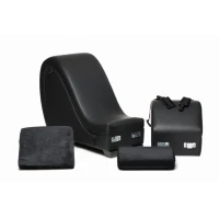 Секс-крісло з подушками Master Series Kinky Sex Lounge with Cushions - Black — Просмотреть изображение 7