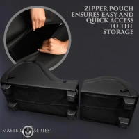 Секс-крісло з подушками Master Series Kinky Sex Lounge with Cushions - Black — Просмотреть изображение 11