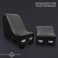 Секс-кресло с подушками Master Series Kinky Sex Lounge with Cushions - Black — Просмотреть изображение 9