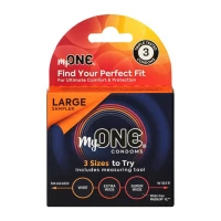 Презервативи MyONE Large Sampler 3 шт, картонна коробка — Переглянути зображення 1