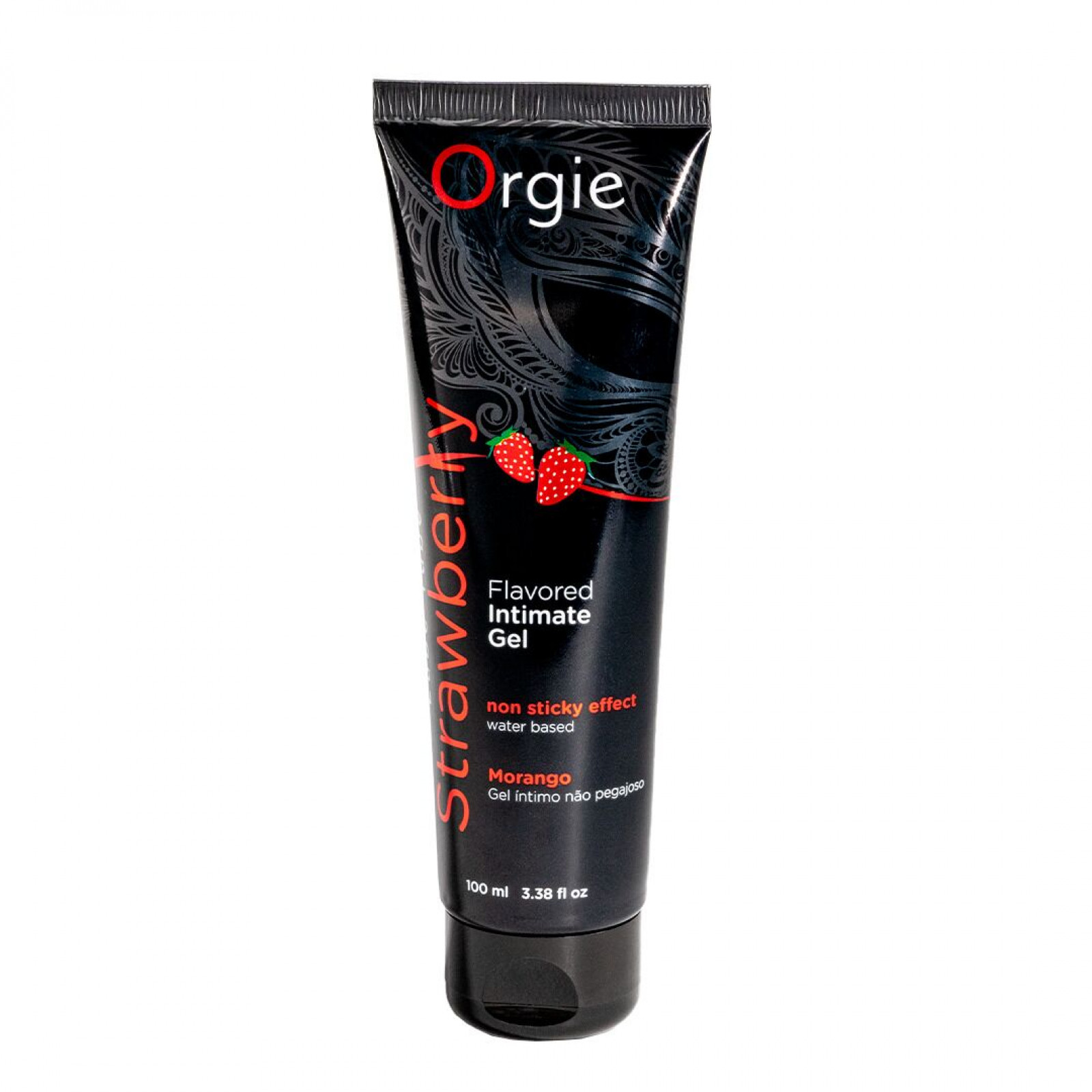 Лубрикант на водной основе Orgie Lube Tube Strawberry, 100 мл, со вкусом и ароматом клубники