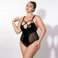 Боді JSY P61152 Black Plus Size — Просмотреть изображение 2