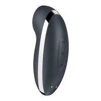 Вібростимулятор-пульсатор Satisfyer Tap &amp; Climax 2 Grey, ефект постукування пальцем — Просмотреть изображение 5
