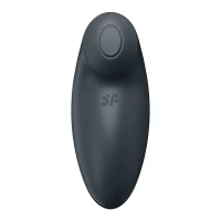 Вібростимулятор-пульсатор Satisfyer Tap &amp; Climax 2 Grey, ефект постукування пальцем — Просмотреть изображение 3