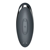 Вібростимулятор-пульсатор Satisfyer Tap &amp; Climax 2 Grey, ефект постукування пальцем — Просмотреть изображение 6
