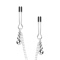 Затискачі для сосків та клітора Bedroom Fantasies: Nipple and Clitoris Clamps - Silver — Переглянути зображення 8
