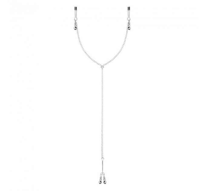 Затискачі для сосків та клітора Bedroom Fantasies: Nipple and Clitoris Clamps - Silver