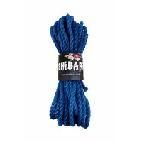 Джутова мотузка для шибарі Feral Feelings Shibari Rope, 8 м синя — Переглянути зображення 1