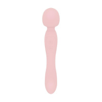 Вібромасажер Good Vibes Only - SIMI Double-Sided Wand Vibrator Soft Silicone - Pink Вібромасажер Good Vibes Only - SIMI Double-Sided Wand Vibrator Soft Silicone - Pink