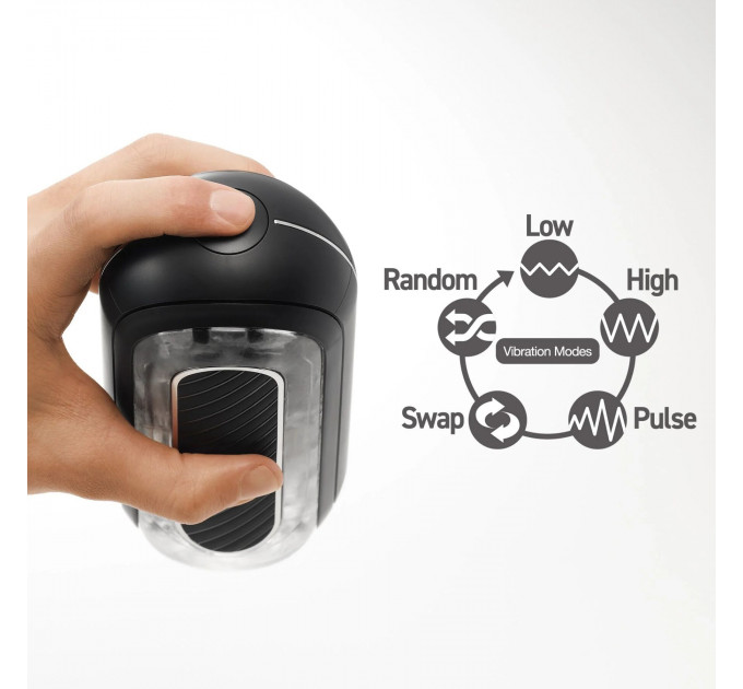 Мастурбатор Tenga Flip Zero Gravity Electronic Vibration Black