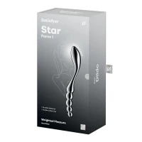 Металевий дилдо Satisfyer Star Force 1, двосторонній, можна нагрівати та охолоджувати — Переглянути зображення 5
