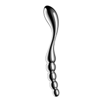 Металевий дилдо Satisfyer Star Force 1, двосторонній, можна нагрівати та охолоджувати — Переглянути зображення 2