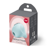 Вакуумный стимулятор Fun Factory Seduction Ice Blue, 11 режимов работы, перезаряжаемый — Просмотреть изображение 10