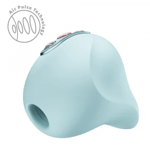 Вакуумний стимулятор Fun Factory Seduction Ice Blue, 11 режимів роботи, перезаряджуваний