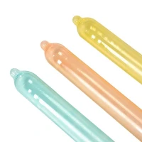 Презервативи Recare Color Fruit Flavour Condoms 12 шт, аромати: м'ята, банан, полуниця — Переглянути зображення 4