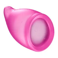 Менструальна чаша Fun Factory FUN CUP SIZE B Magenta, багаторазова, діаметр 4,3 см, об’єм 30 мл — Переглянути зображення 2