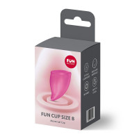 Менструальна чаша Fun Factory FUN CUP SIZE B Magenta, багаторазова, діаметр 4,3 см, об’єм 30 мл — Переглянути зображення 5