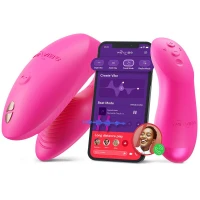 Смарт-вібратор для пар We-Vibe Chorus Pro Electric Pink — Переглянути зображення 1