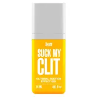Смоктайзер для клітора Intt Suck My Clit Tropical Mango (15 мл), манго, гель з ефектом посмоктування — Переглянути зображення 1