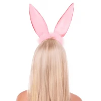 Вушка зайки Leg Avenue Bendable Marabou Trimmed Satin Bunny Ears Pink — Переглянути зображення 2