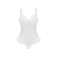 Боді Obsessive Weddya crotchless teddy L/XL — фото 3