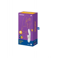 Смарт вібратор-кролик із подвійним відростком Satisfyer Double Flex White — Переглянути зображення 4