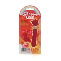 Вібратор-єдиноріжка Unihorn USB Bullet – Blaze Diablo віброкуля, USB-зарядка, 10 режимів — Переглянути зображення 5