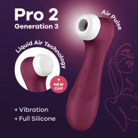 Вакуумний кліторальний стимулятор Satisfyer Pro 2 Generation 3 with Liquid Air (м'яте паковання!!!) — Переглянути зображення 3
