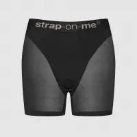 Шорти з фіксацією дилдо Strap-On-Me Harness Lingerie Halo – S – Black, велосипедки — Просмотреть изображение 1