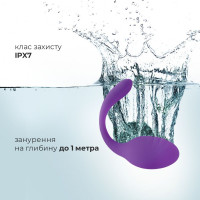 Виброяйцо со стимулятором клитора Adrien Lastic Smart Dream II с пультом LRS, можно под одежду