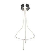 Намисто-комір Bijoux Indiscrets Desir Metallique Collar - Black — Переглянути зображення 1