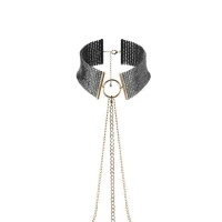 Намисто-комір Bijoux Indiscrets Desir Metallique Collar - Black — Переглянути зображення 2